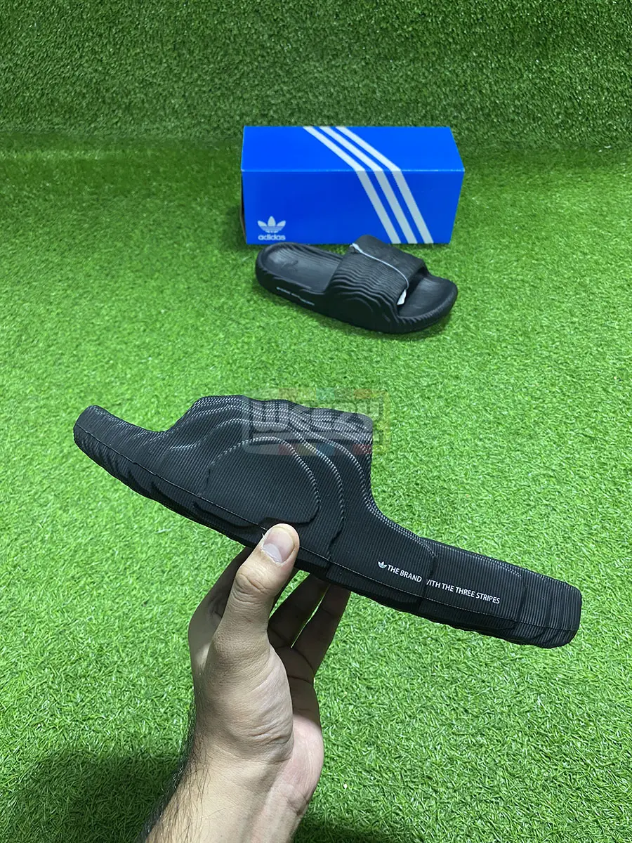 Adidas Adilette Wavy 22 Slides (Carbon) (Extra Soft)
